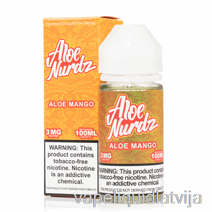 Alveja Mango - Mākonis Nurdz - 100ml 6mg Vape šķidrums